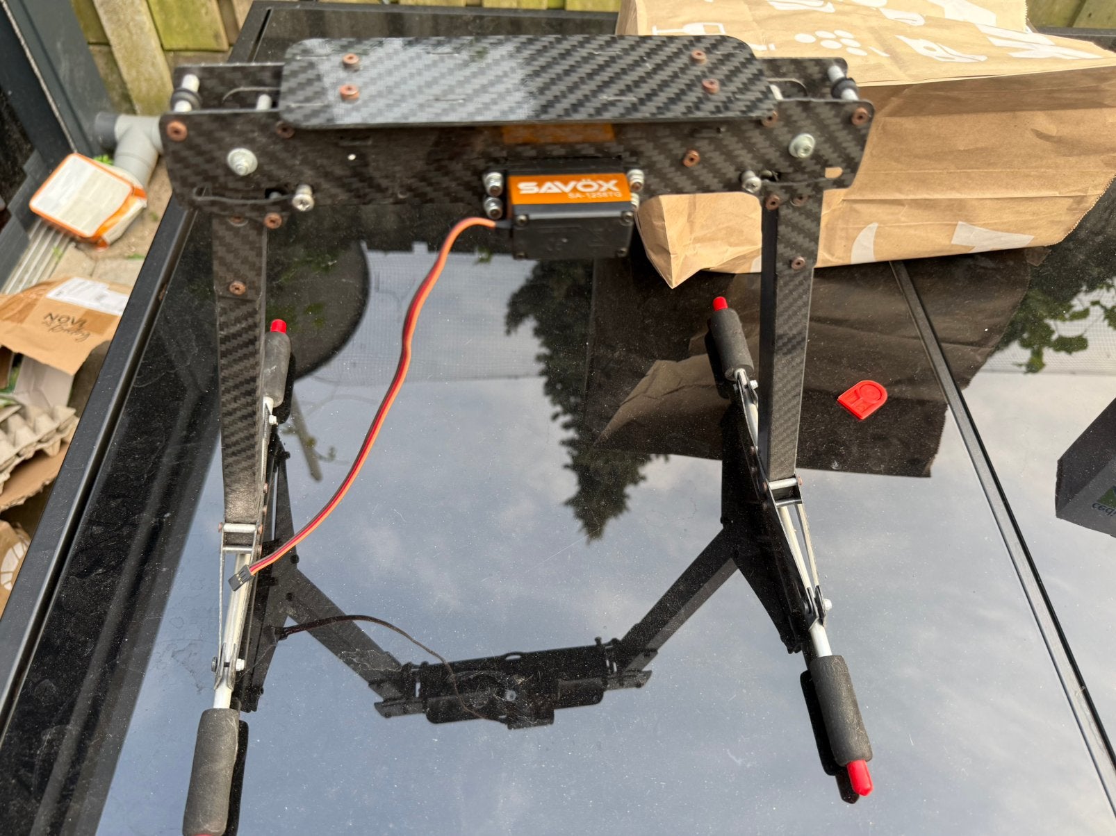 Intrekbare landingsgestel met servo, Hobby en Vrije tijd, Modelbouw | Radiografisch | Helikopters en Quadcopters, Ophalen, Nieuw