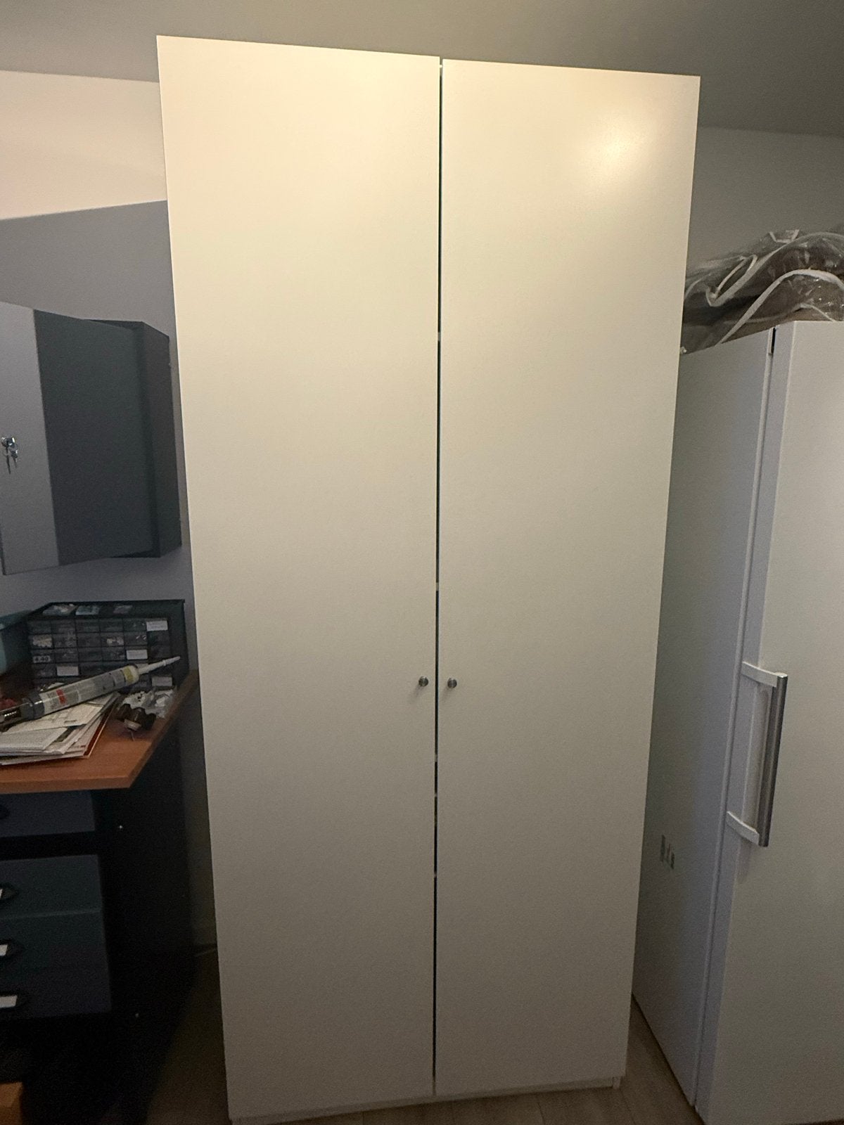 IKEA Pax Kast 100x58x236 met Forsand deuren, Ophalen, Overige materialen, Gebruikt, 200 cm of meer