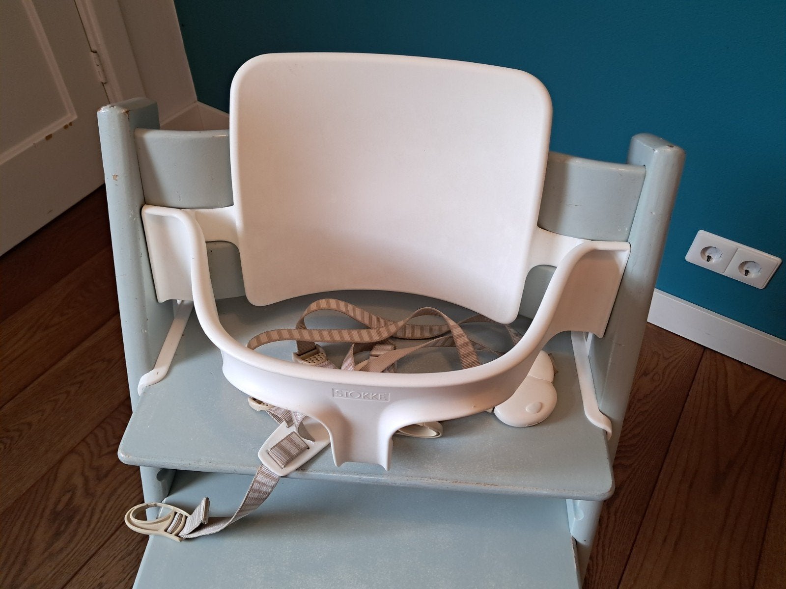 Complete babyset voor Tripp Trapp - Schoon in originele doos, Ophalen of Verzenden, Zo goed als nieuw, Meegroeistoel
