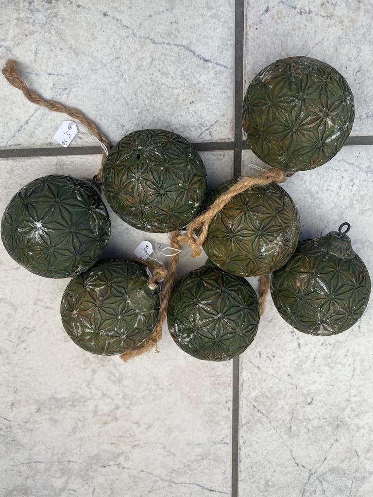 Kerstballen brocant, Diversen, Ophalen of Verzenden, Zo goed als nieuw