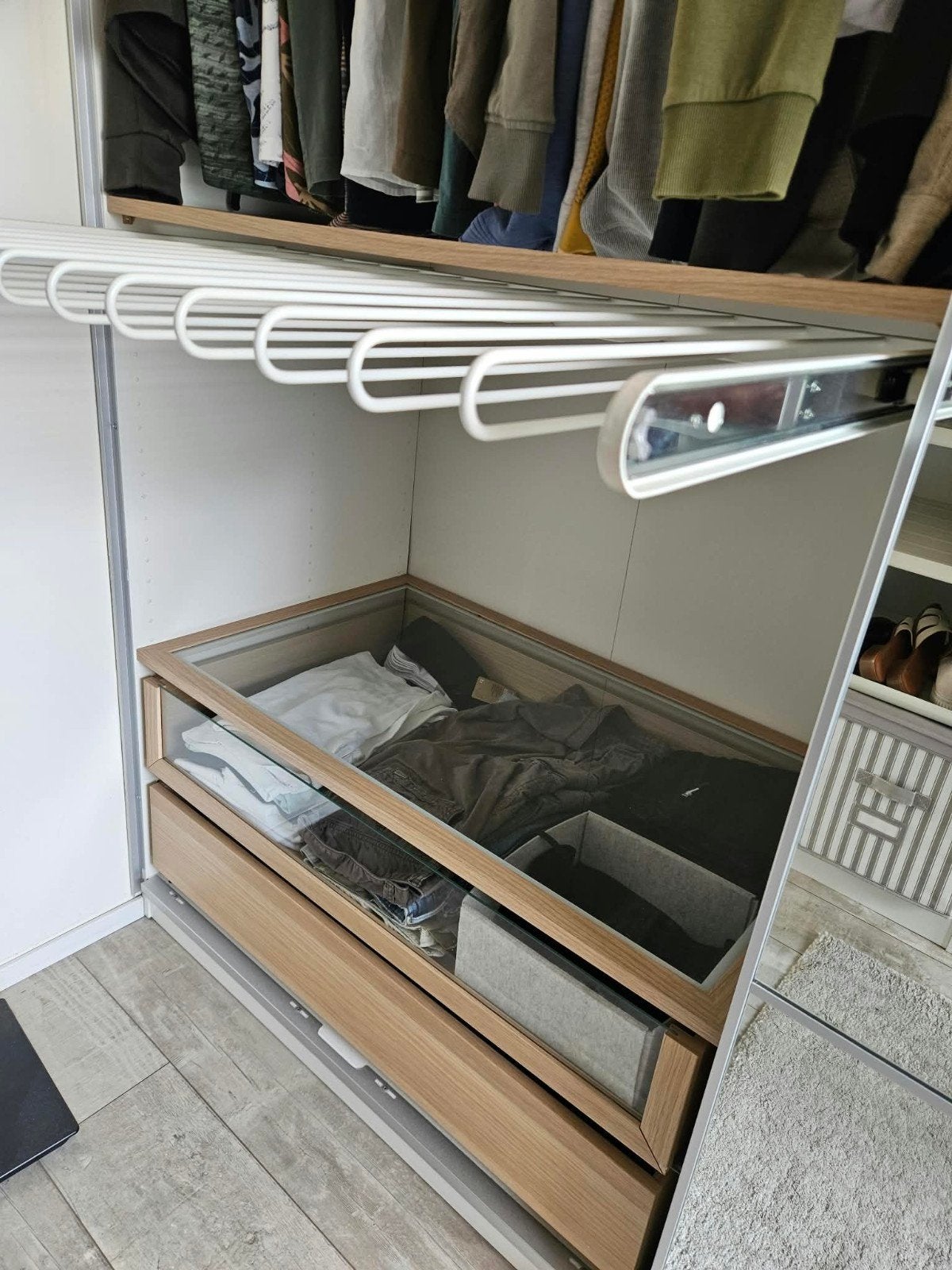 IKEA Pax kast - glazen lade afdekplaat, Ophalen, Met plank(en), Nieuw, 50 tot 100 cm