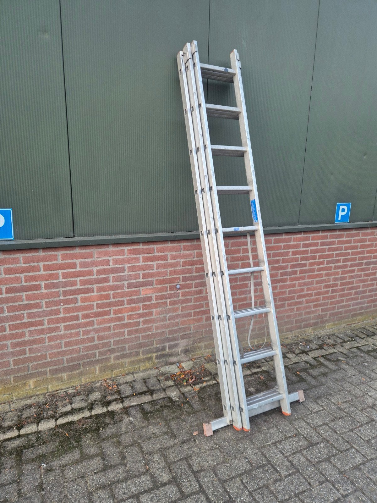 3 ladders zie omschrijving ladder optrekladder, Ophalen, 4 meter of meer
