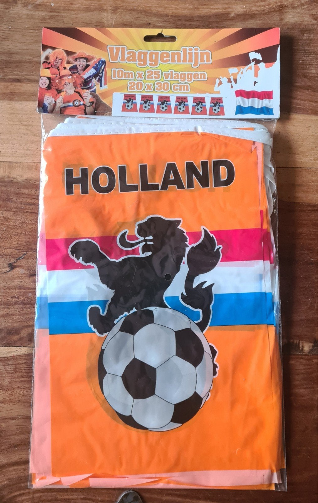 Oranje/ voetbal vlaggenlijnen, Diversen, Ophalen