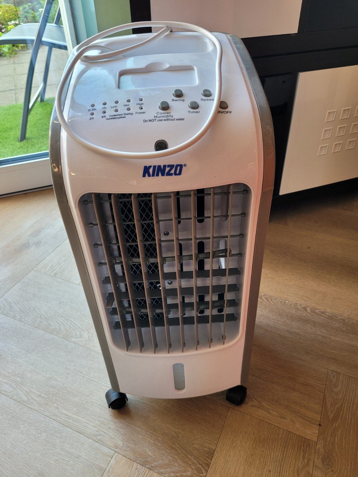 Kinzo Mobiele Air Cooler met Afstandsbediening en Timer, Timer, Minder dan 60 m³, 3 snelheden of meer, Ophalen of Verzenden