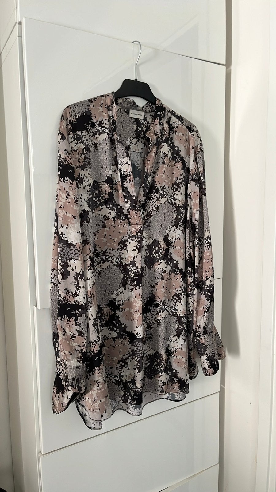 Malene Birger Zijden Blouse met Print 44, Verzenden, Zo goed als nieuw, Maat 42/44 (L), Meerkleurig
