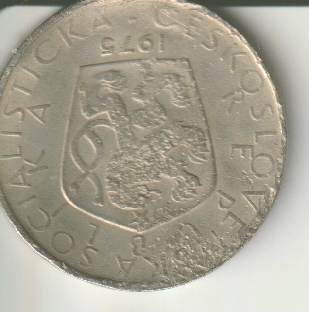 5 krone 1975 tsechoslowakije, Verzenden, Overige landen