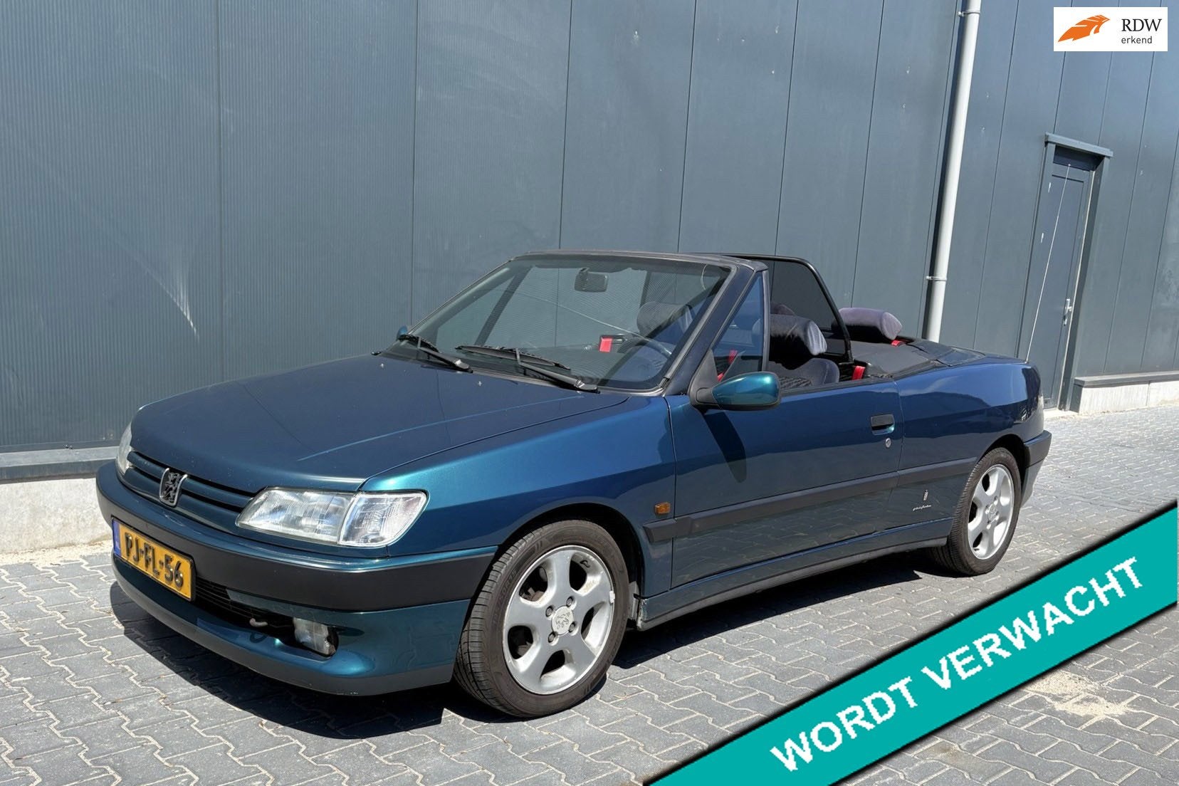 Peugeot 306 Cabriolet 2.0 Airco, elektr kap, Auto's, Peugeot, 1998 cc, Stof, Gebruikt, Cabriolet