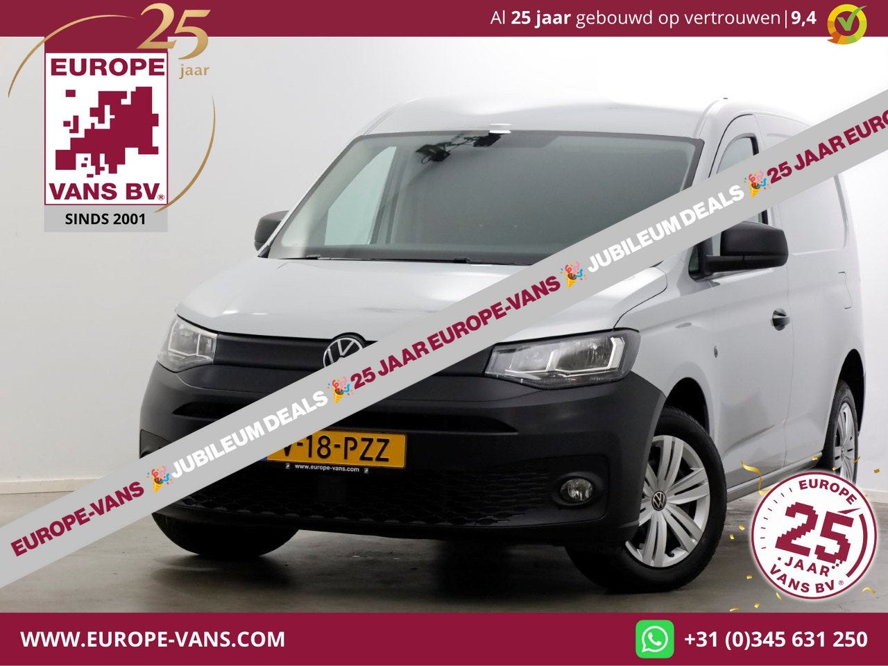 Volkswagen Caddy Cargo 2.0 TDI Airco 01-2022 (bj 2022), Auto's, Bestelauto's, Voorwielaandrijving, Gebruikt, Euro 6, 4 cilinders