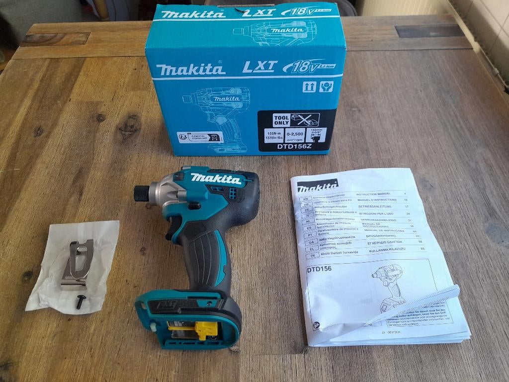 Makita DTD156Z 18V Slagschroevendraaier Body - NIEUW IN DOOS, Verzenden, Nieuw, Boor- en Schroefmachine