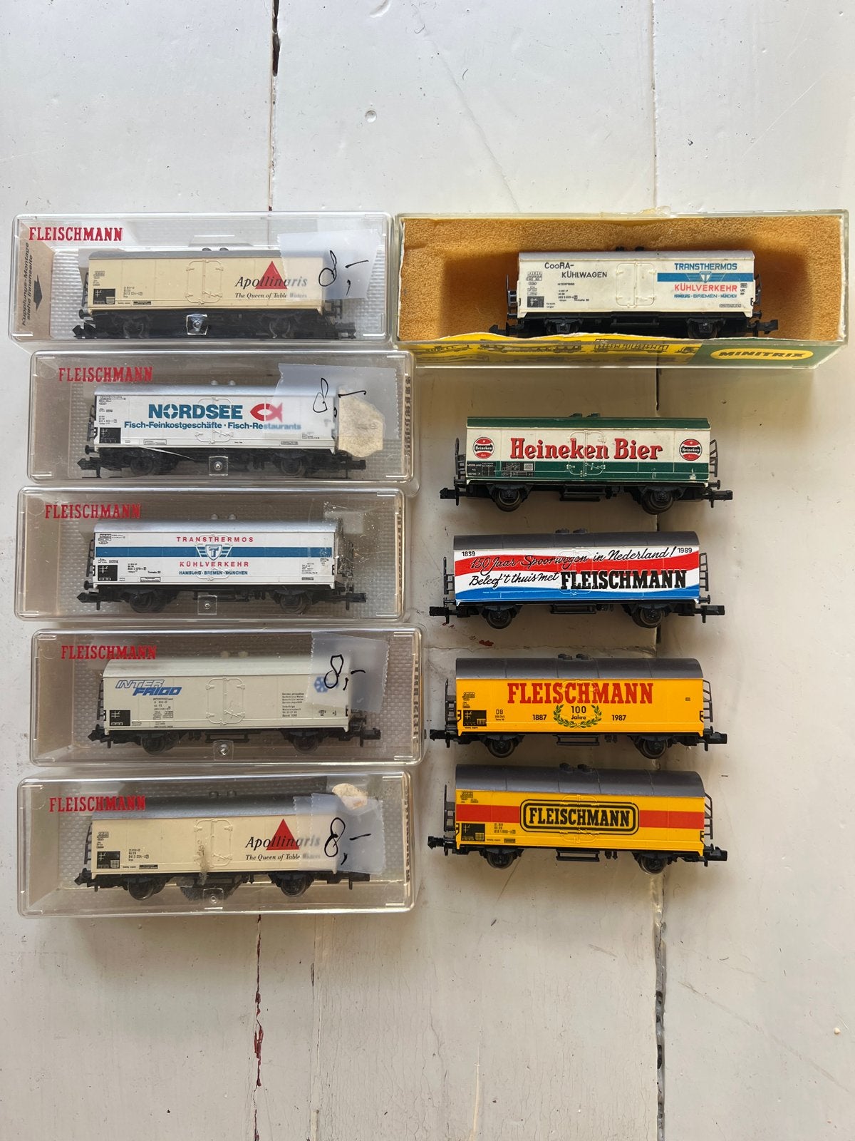 Fleischmann N-spoor wagons - Diverse modellen, Gebruikt, Gelijkstroom, Fleischmann, Wagon