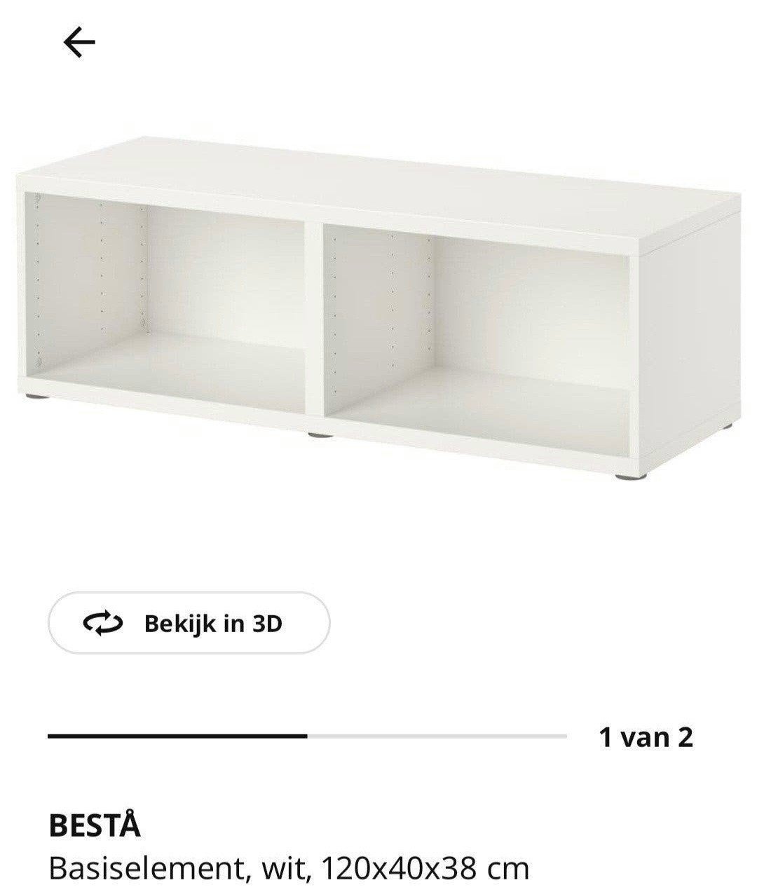 IKEA Bestå tv-meubel met veel opbergruimte, Ophalen, Gebruikt, 150 tot 200 cm, Glas