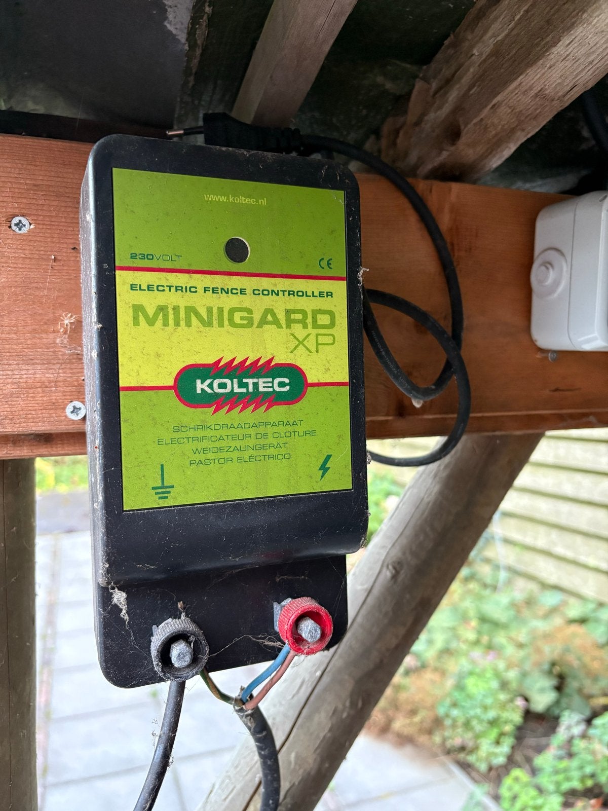 KoltecMinigardXP kattenschrikdraad set Kastje,16houdersdraad, Dieren en Toebehoren, Ophalen, Gebruikt