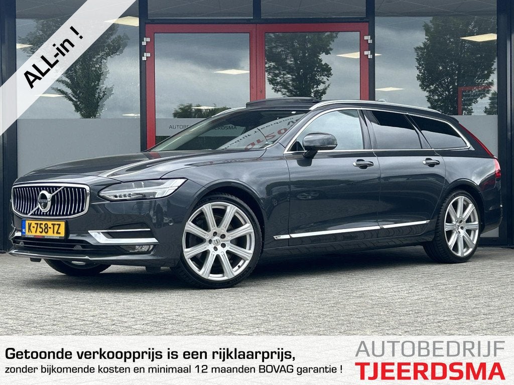 Volvo V90 2.0 T6 AWD Inscription | Schuif/Kanteldak | Trekha, Automaat, 12 maanden, Euro 6, 4 cilinders