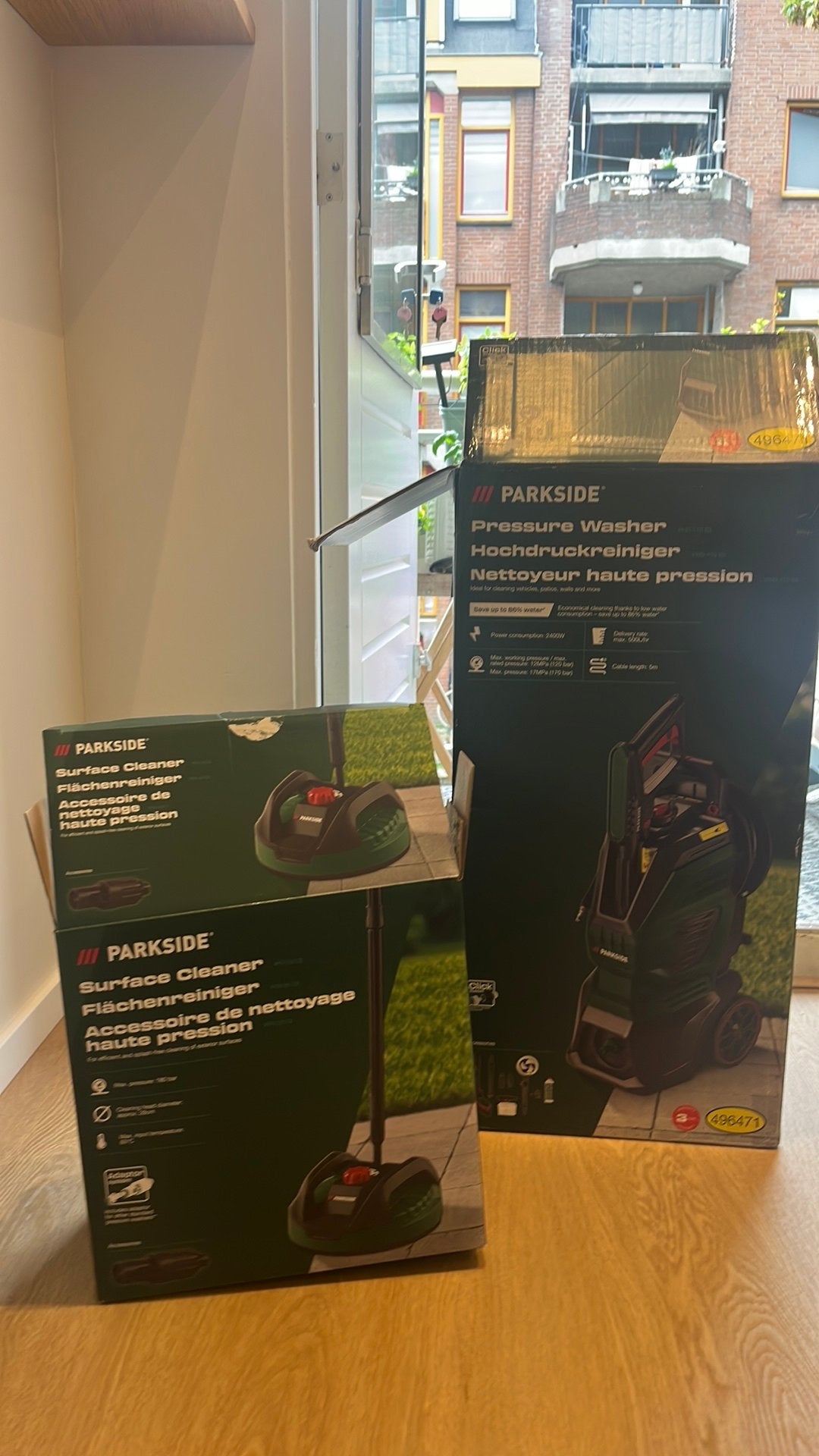 PARKSIDE PHD 170 E3 hogedrukreiniger – nieuw + accessoires, Ophalen, Zo goed als nieuw, Elektrisch