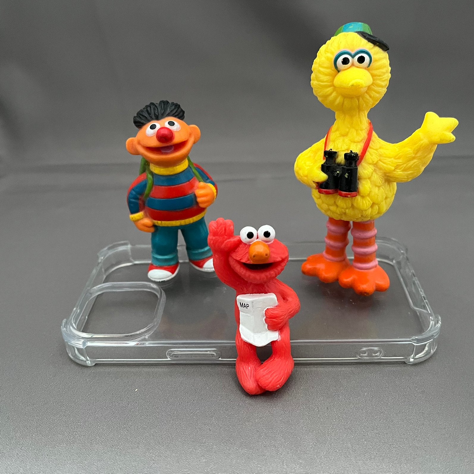 Vintage Sesamstraat PVC Figuurtjes – Camping / Outdoor Set, Verzamelen, Ophalen of Verzenden