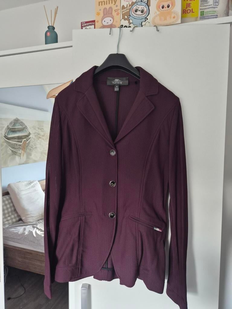 Rijjasje Maat M - Bordeauxrood, Dieren en Toebehoren, Paardrijkleding, Ophalen of Verzenden, Zo goed als nieuw, Bovenkleding