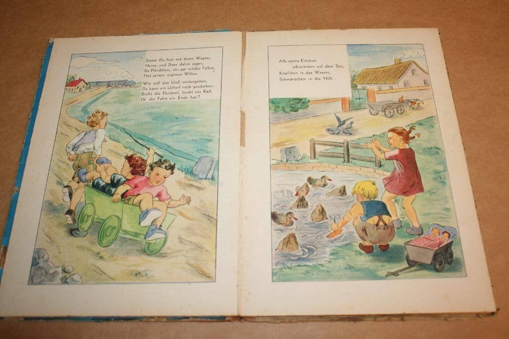 Sieben alte Kinderreime - Prentenboek ca. 1930, Ophalen of Verzenden, Gelezen