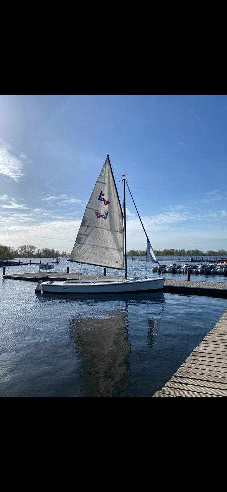 Polyvalk te koop incl motor, Ophalen, Rolfok, Polyester, Polyvalk