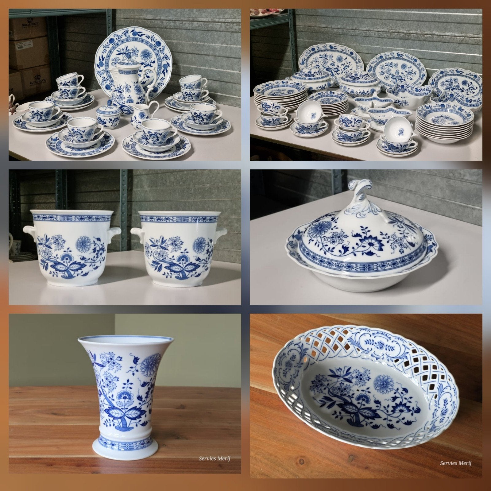 Zwiebelmuster Hutschenreuther, Antiek en Kunst, Verzenden