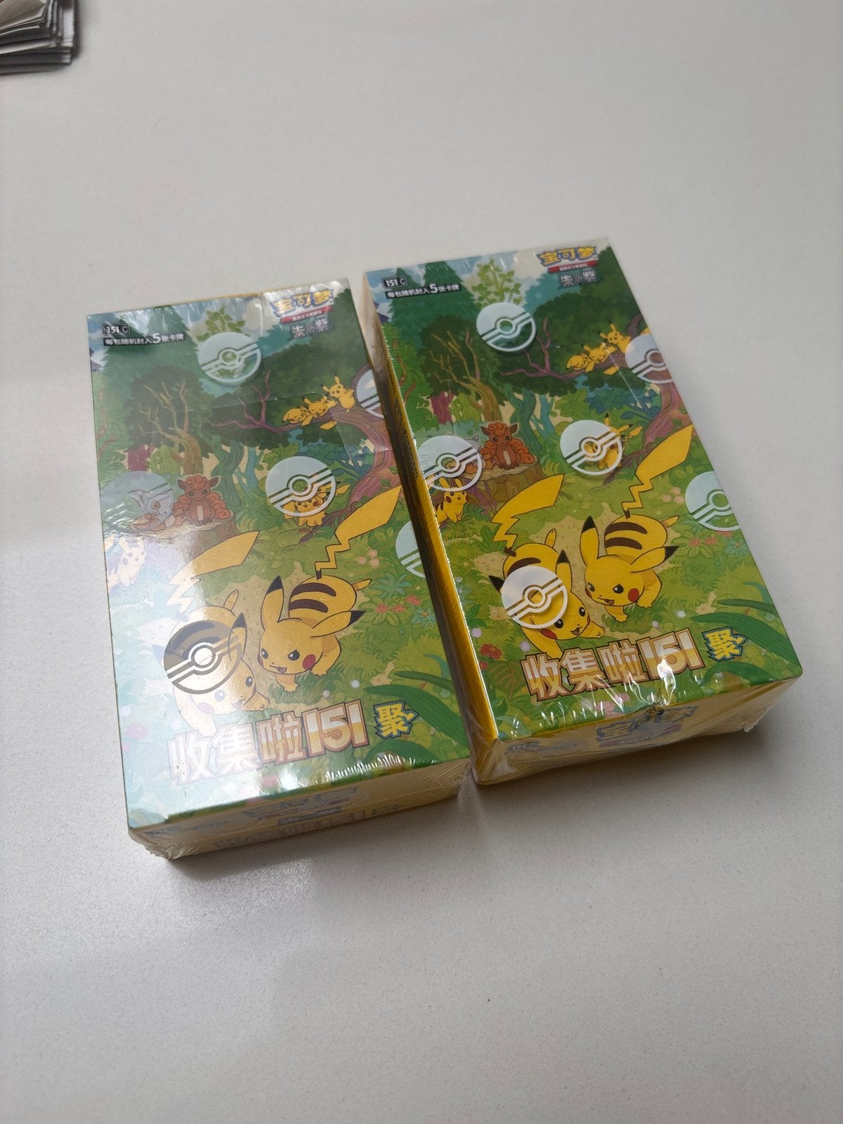 Pokémon 151 Booster Boxes (Chinees) - 2 stuks - Sealed, Ophalen of Verzenden, Nieuw, Boosterbox