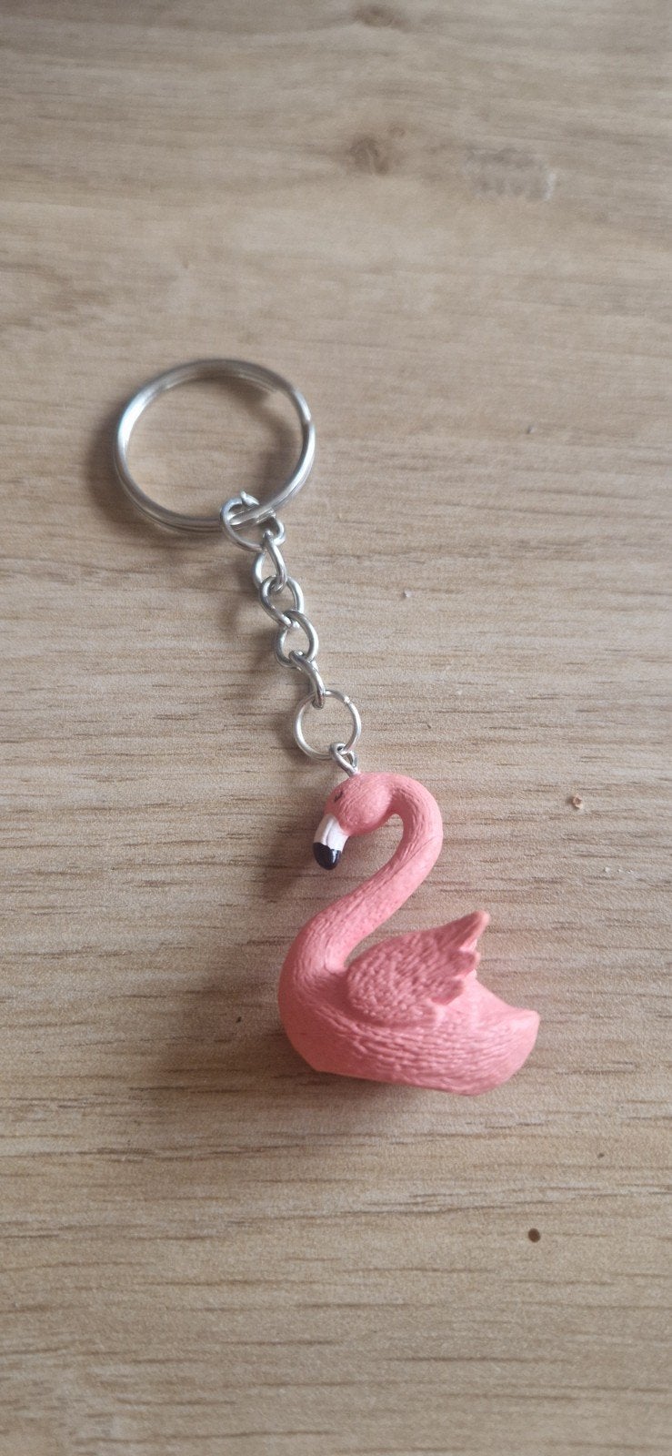 Leuke roze flamingo sleutelhanger, Ophalen of Verzenden, Nieuw, Dier of Natuur