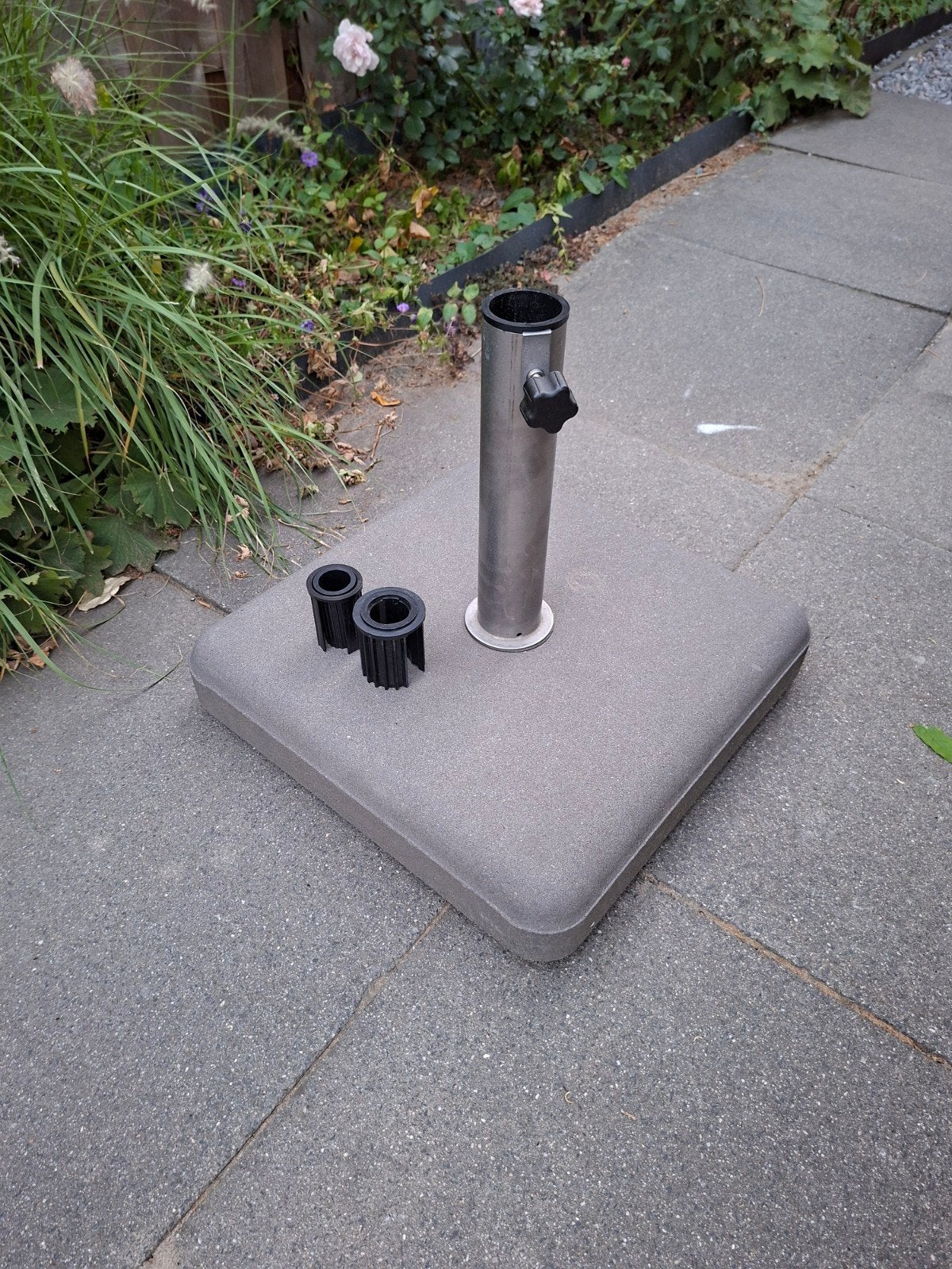 Zware parasolvoet, Tuin en Terras, Ophalen, Zo goed als nieuw, Minder dan 1 meter, Parasolvoet