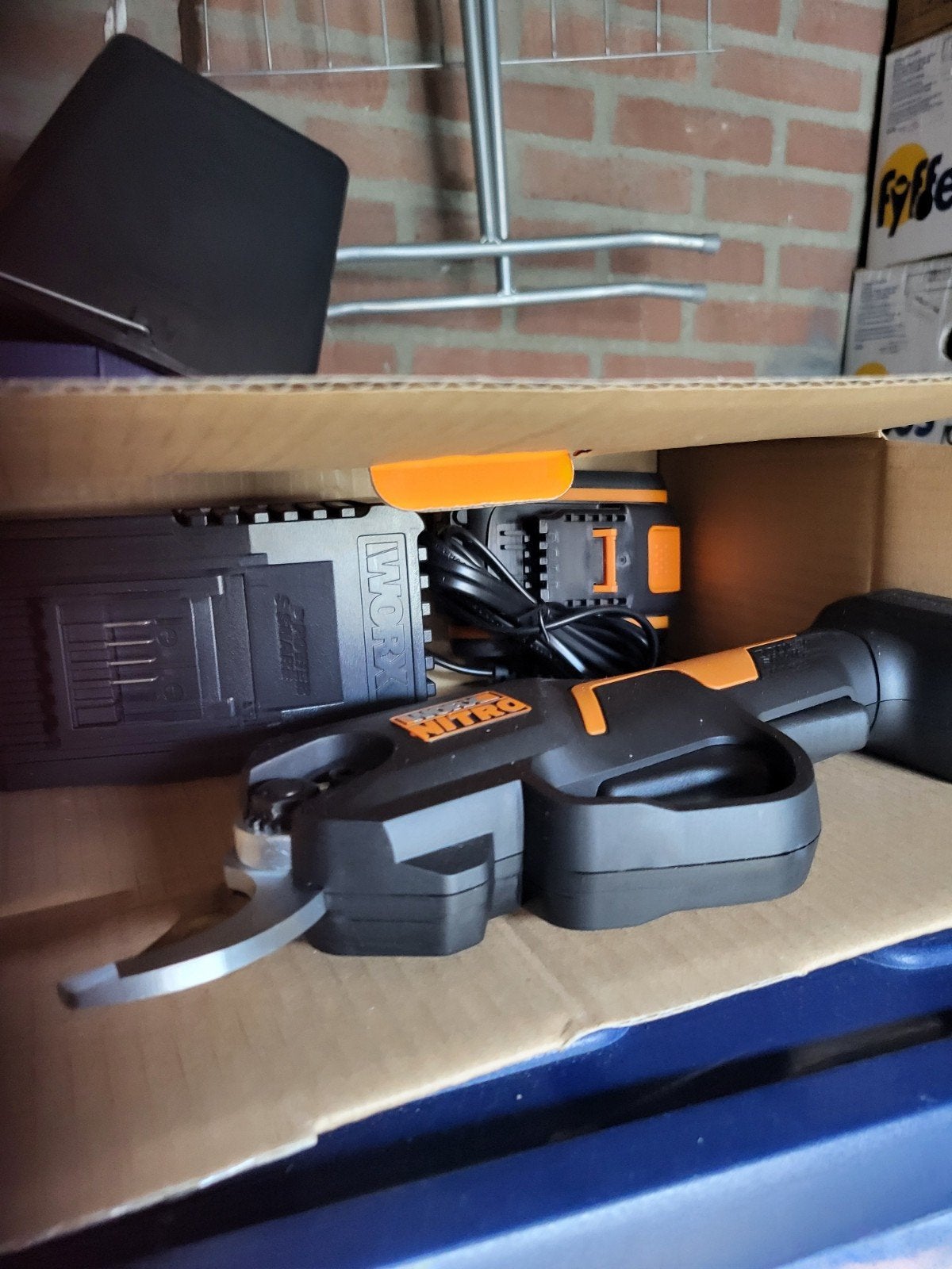 Snoeischaar draadloos worx compleet, Ophalen, Nieuw