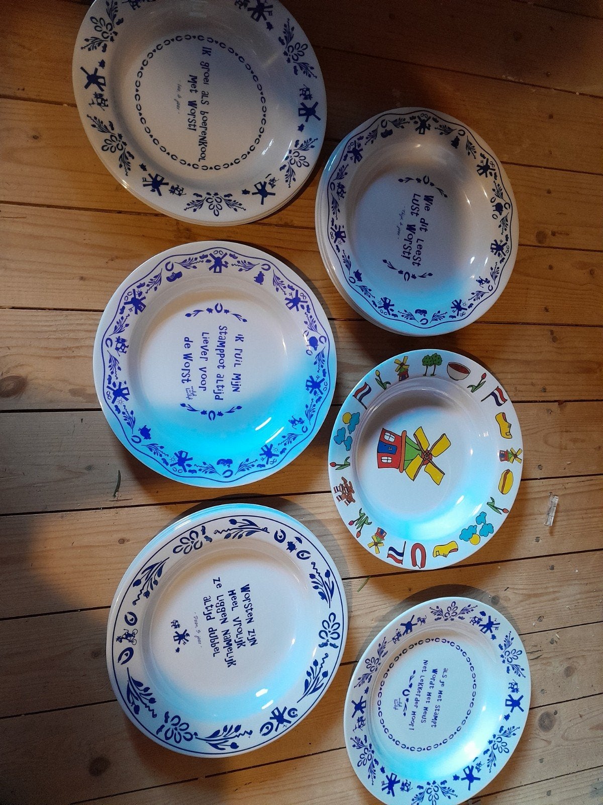 15x Originele Unox Soepborden / Diepe Borden (Melamine), Huis en Inrichting, Ophalen of Verzenden, Overige materialen, Overige stijlen