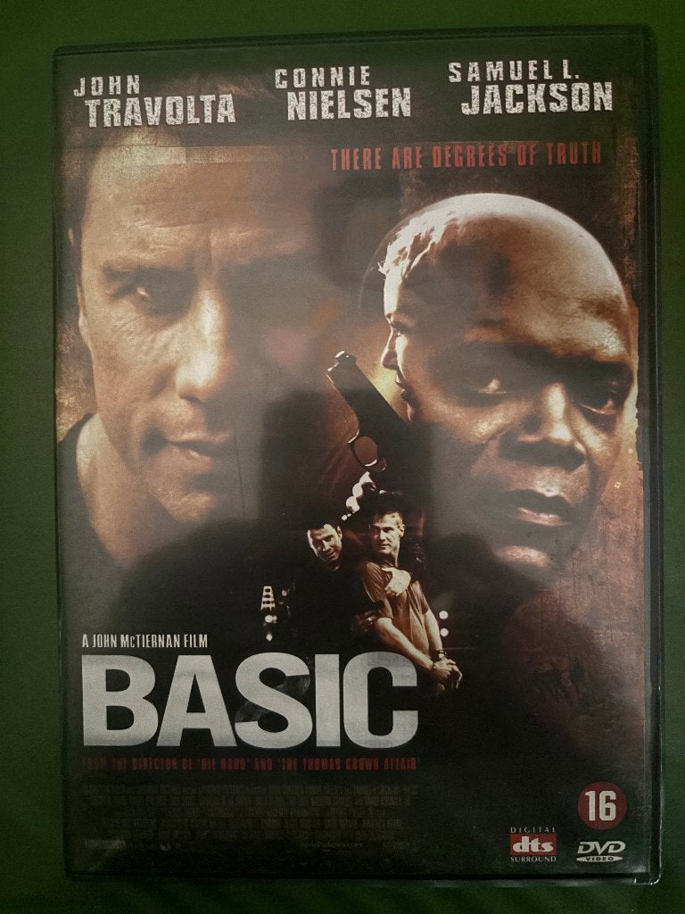 DVD Pulp Fiction en Basic, Cd's en Dvd's, Dvd's | Actie, Zo goed als nieuw, Actie, Vanaf 16 jaar, Ophalen