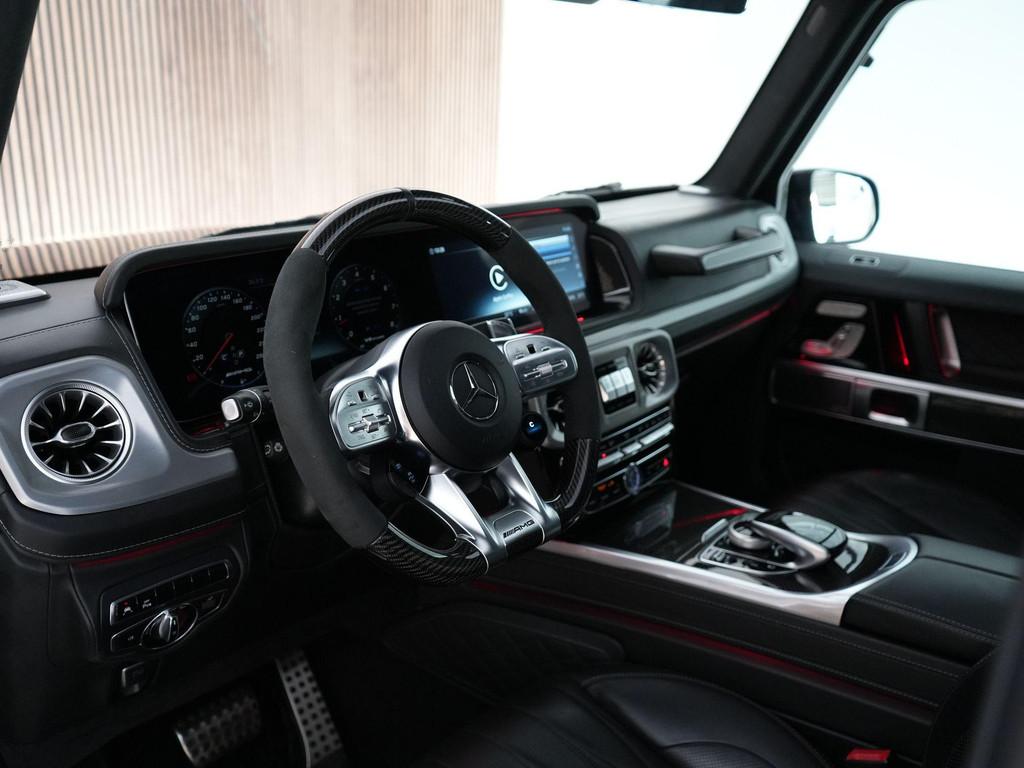 Mercedes-Benz G-klasse 63 AMG 585pk |carbon int.|Burmester|p, Auto's, Mercedes-Benz, Automaat, G-Klasse, Zwart, Leder