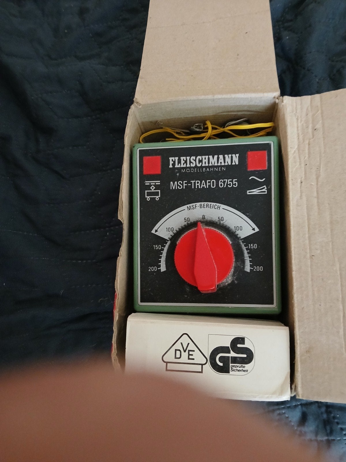 Fleischmann MSF-Trafo 6755 in originele verpakking, Gebruikt, Fleischmann, Ophalen of Verzenden, Analoog