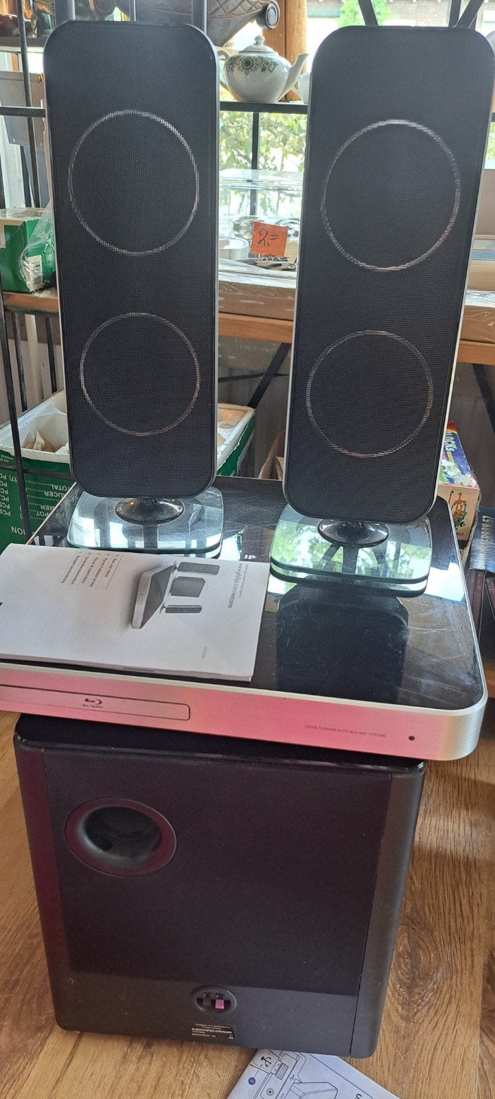 Philips Home Cinema Set met Blu-ray speler en 2.1 systeem, Audio, Tv en Foto, Home Cinema-sets, Ophalen, Philips, Gebruikt, Blu-ray-speler