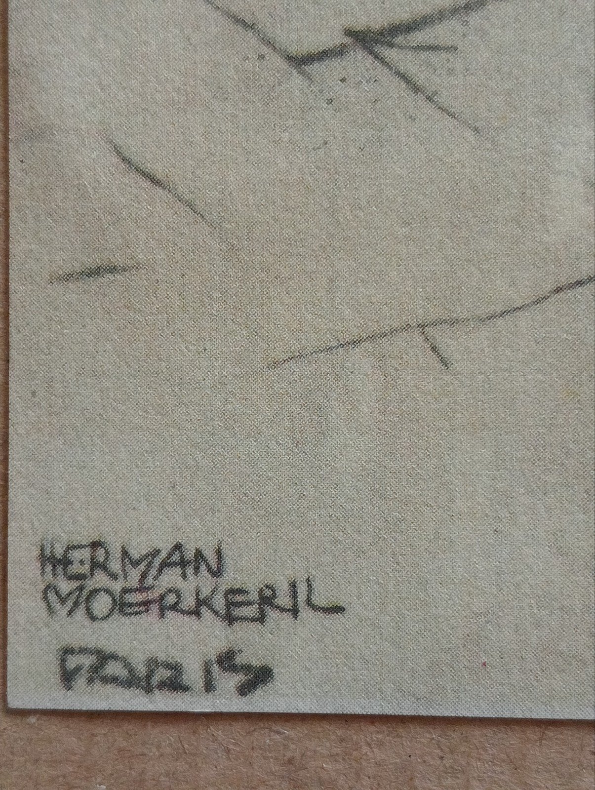 Herman Moerkerk prent Parijs uit 1934, Ophalen of Verzenden