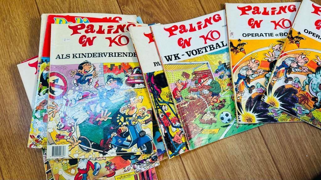 Paling en Ko stripboeken collectie, Meerdere stripboeken, Ophalen of Verzenden, Gelezen