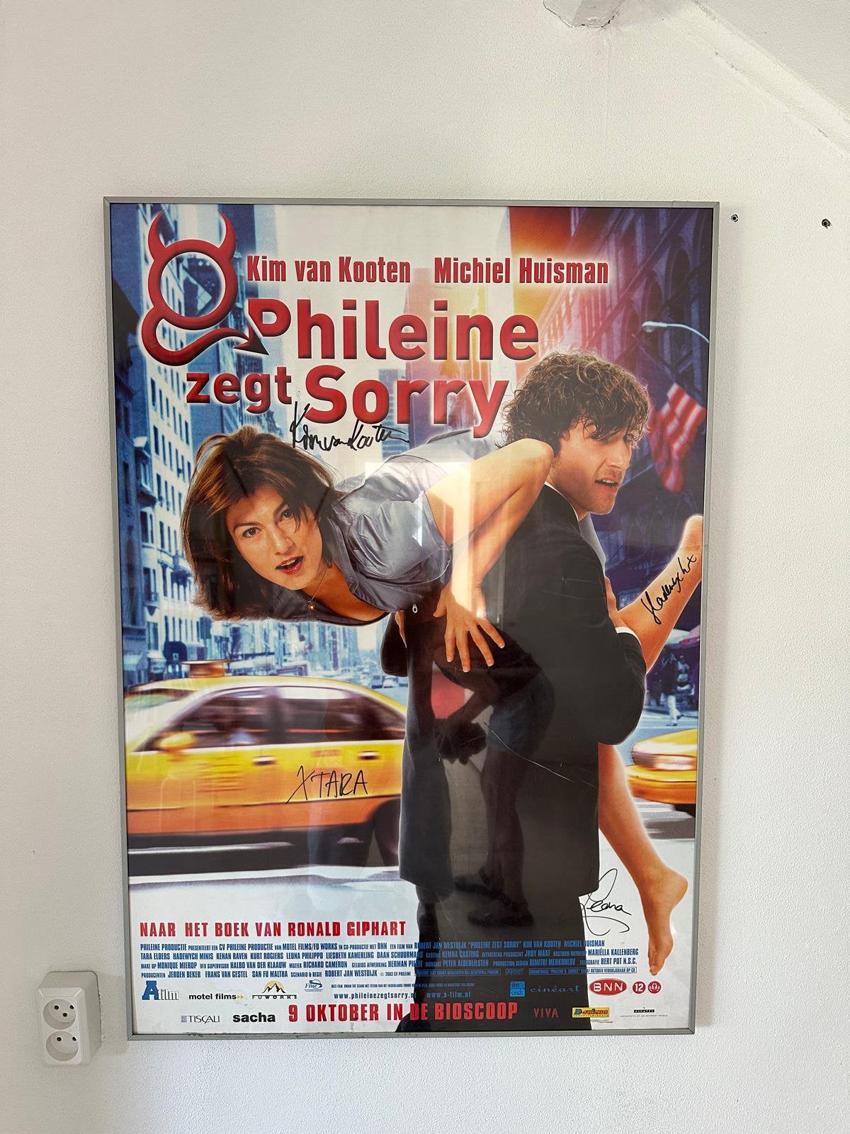 Filmposter ingelijst, 70x110cm, Verzamelen, Ophalen, Zo goed als nieuw, A1 t/m A3, Film en Tv