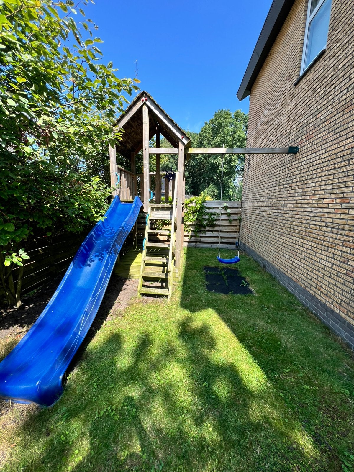 Net speelhuisje, Ophalen, Gebruikt, Schommel, Aanbouwonderdeel