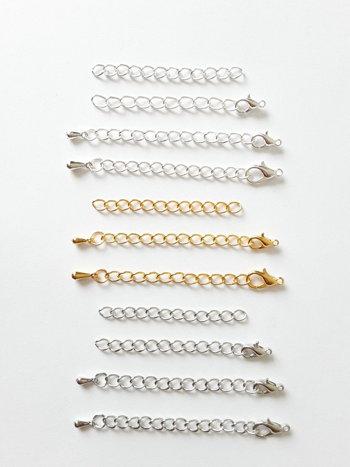 Heel veel nieuwe verleng kettingen voor ketting of armband, Ophalen of Verzenden, Nieuw, Kraal