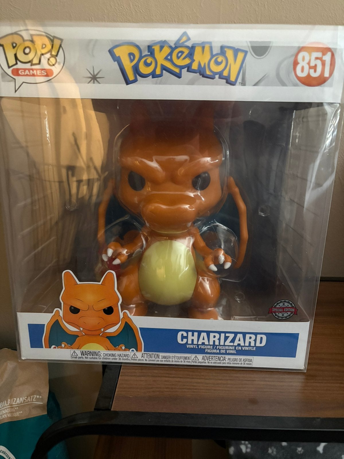 Funko Pop Charizard Jumbo 851, Ophalen of Verzenden, Nieuw