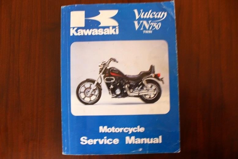 Kawasaki VN750 Vulcan 1985-1990 motorcycle service manual, Ophalen of Verzenden, Kawasaki