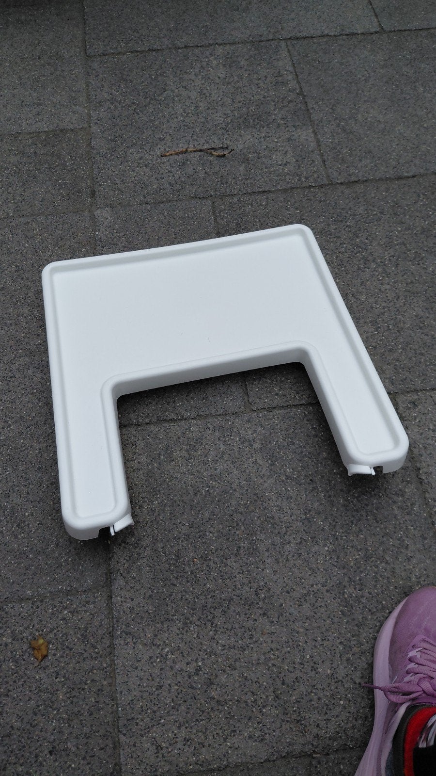 Ikea kinderstoel blad dienblad wit, Ophalen of Verzenden, Gebruikt