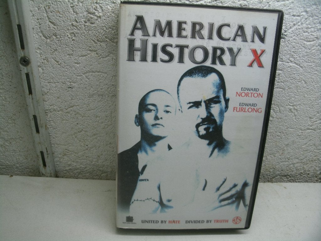 vhs 239b american history x, Vanaf 16 jaar, Ophalen of Verzenden, Zo goed als nieuw, Horror
