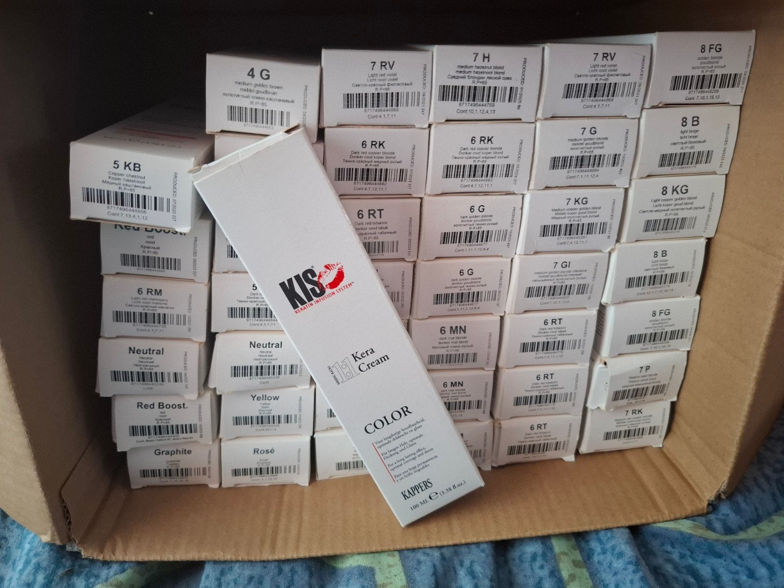 KIS Kera Cream Color haarverf 100ml - Nieuw & Ongebruikt, Ophalen of Verzenden, Nieuw, Overige typen