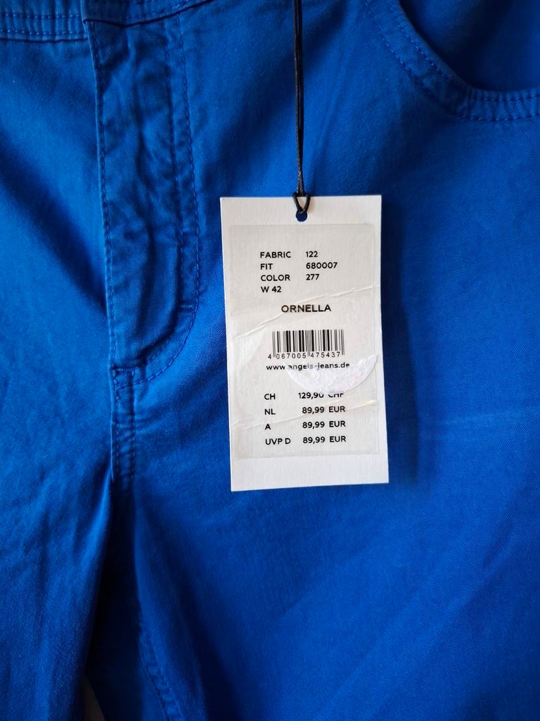 Angels kobaltblauwe 7/8 broek, Blauw, Maat 42/44 (L), Nieuw, Ophalen of Verzenden