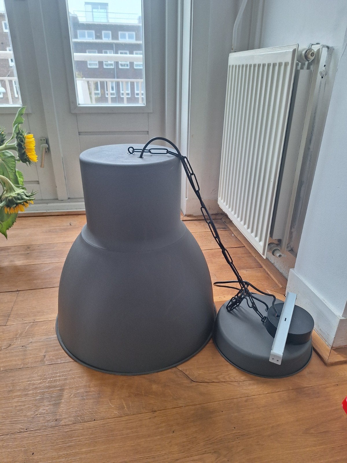HEKTOR plafond lamp ikea, Ophalen, Zo goed als nieuw, Metaal, E27 (groot)