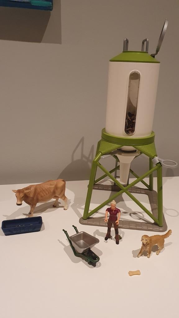 Schleich Farm World 41429 Voedersilo GRATIS VERZENDEN AFHAAL, Ophalen of Verzenden, Gebruikt, Jongen of Meisje