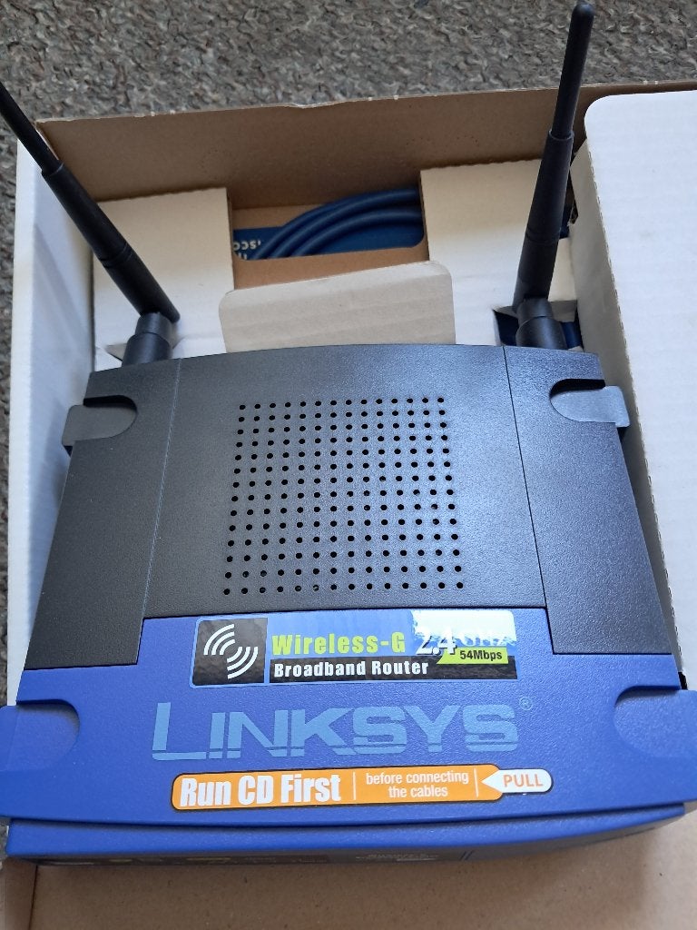 Linksys Wireless-G Broadband Router, model WRT54G, Verzenden, Nieuw, Linksys