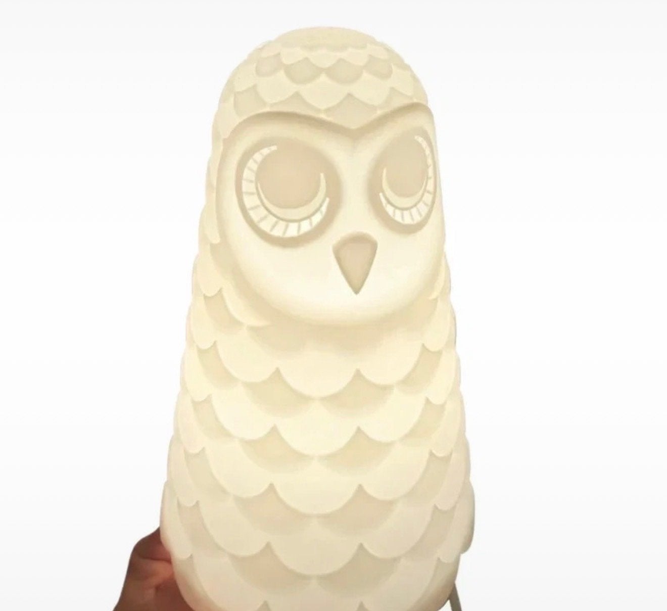 IKEA Uil Kinderlamp - Schattige Nachtlamp voor Kinderkamer, Gebruikt, Ophalen of Verzenden, Wit, IKEA