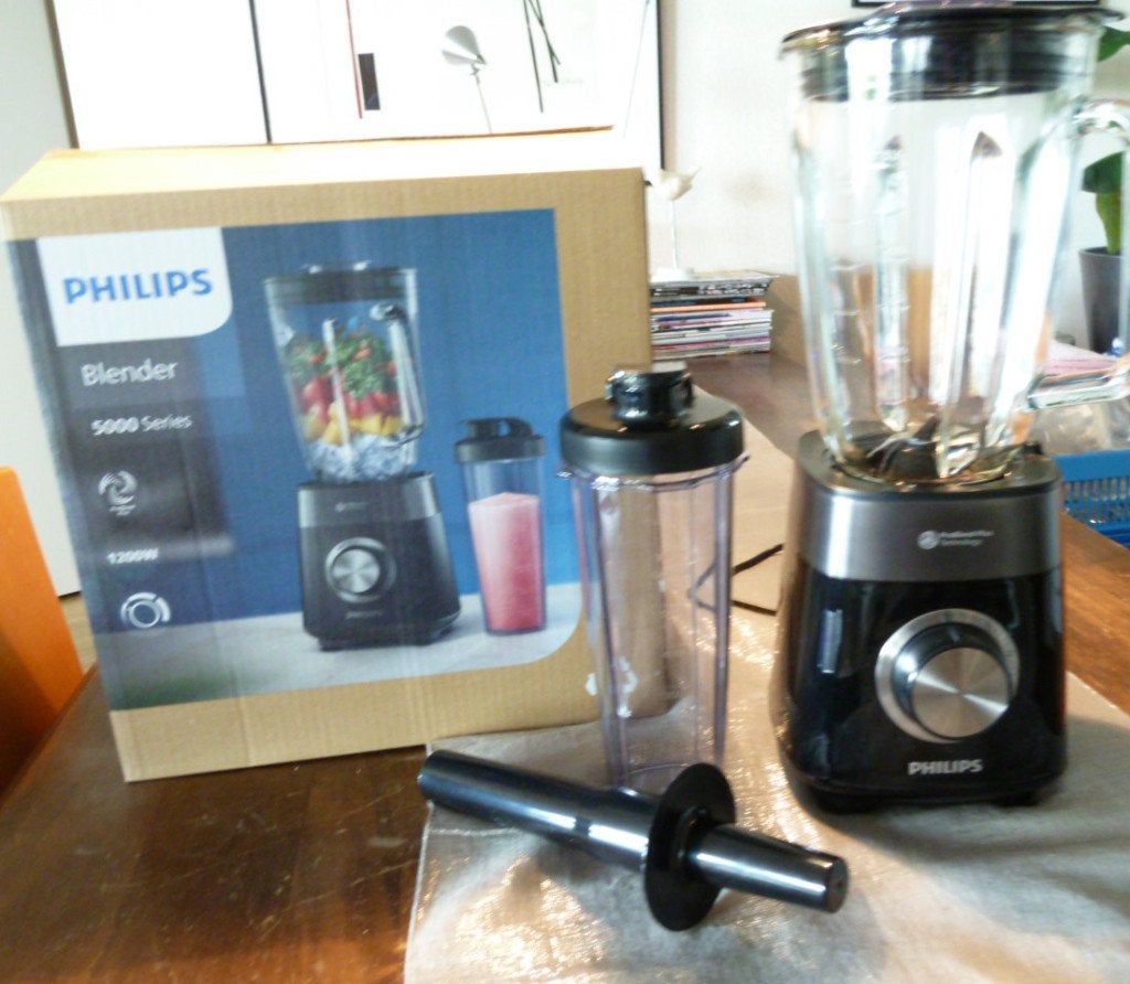 Blender voor sappen Nieuw van Philips, Ophalen, Overige typen, Nieuw, Zwart