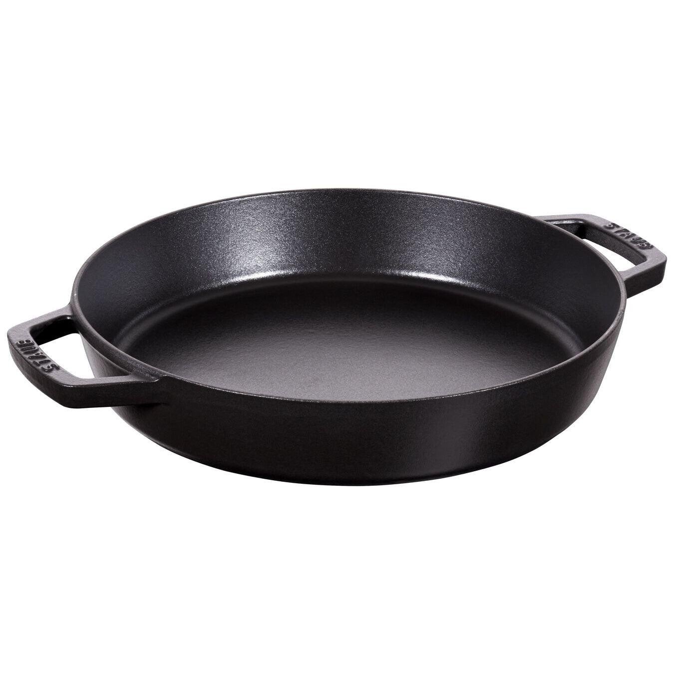 staub koekenpan / paellapan 34cm, Ophalen of Verzenden, Nieuw, Gietijzer