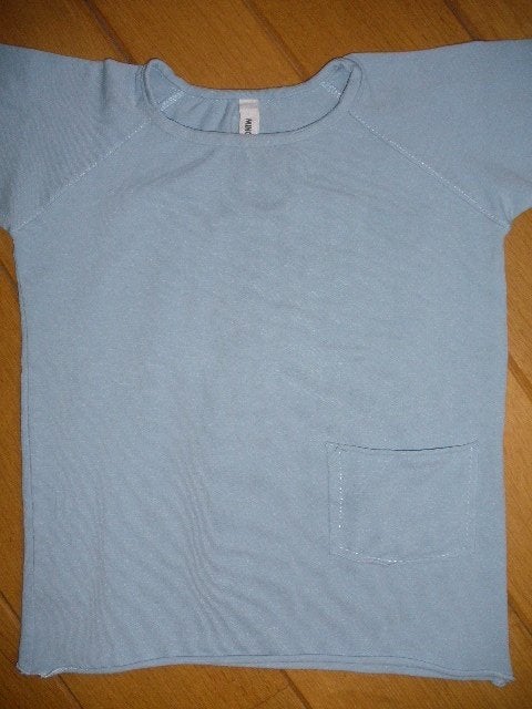 MINGO t- shirt licht blauw maat 86/92, Meisje, Ophalen of Verzenden, Zo goed als nieuw, Mingo